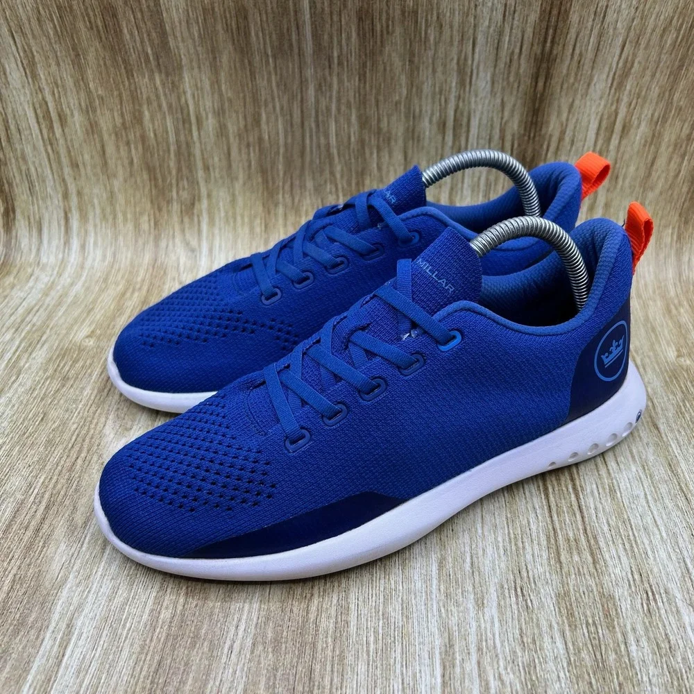 Peter‎ Millar Hyperlight Glide Men's Size 8 Cobalt Blue Knit Sneakers MS20EF03
